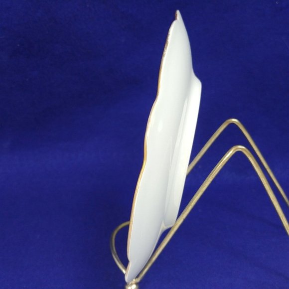 Plate J and C Bavaria Plate Hand Painted Yellow Floral - Picture 5 of 8